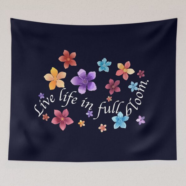 Item preview, Live life in full bloom designed and sold by Enchanted Purple Poppy.