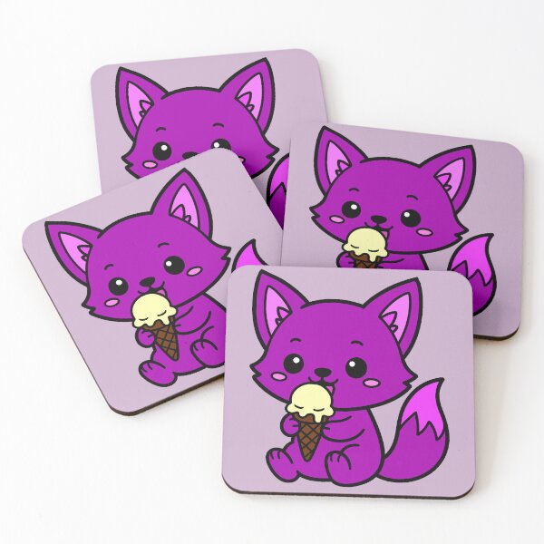 Item preview, Foxy Ice Cream - Dark Pink designed and sold by AngelMiette.