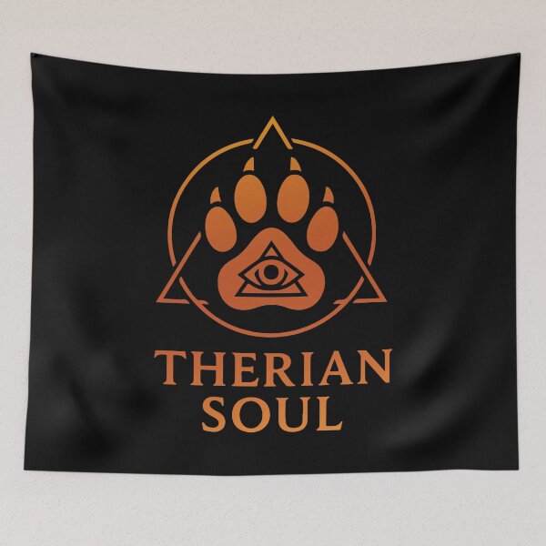 Item preview, Wolf Paw Print with Eye – Therian Soul designed and sold by mergmart.