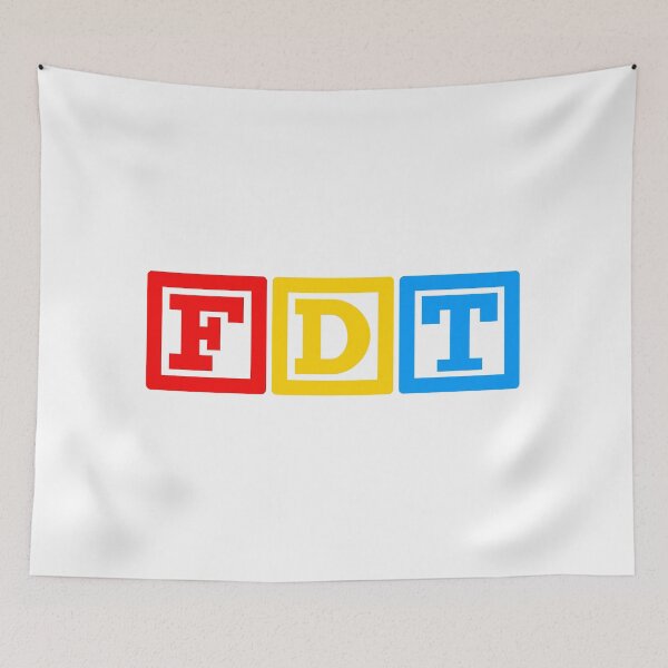 Item preview, FDT - Alphabet Blocks (IN PRIMARY COLORS) designed and sold by Thelittlelord.