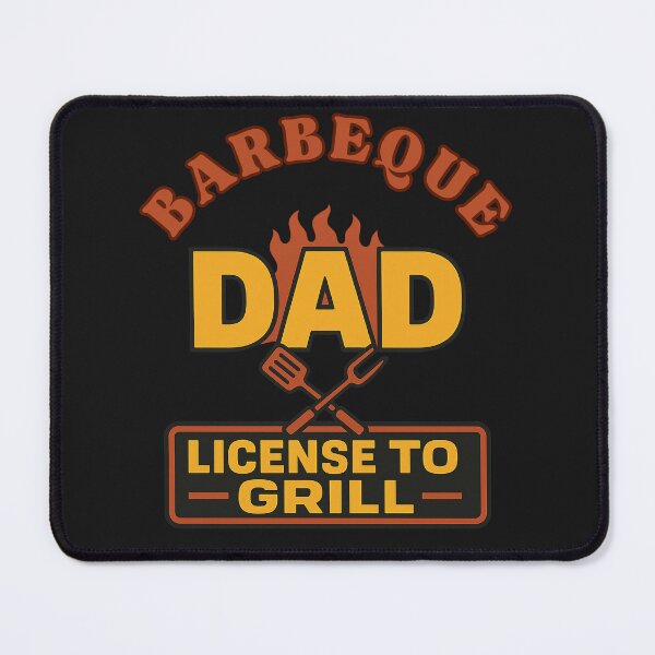 Item preview, Barbeque Dad Licence To Grill: Funny Backyard Cooking Art For  Grill Kings designed and sold by elynne9.