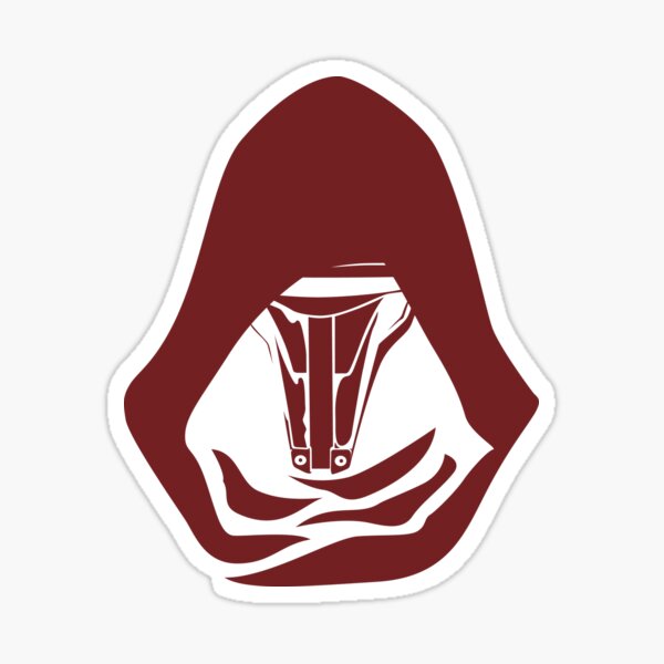 Item preview, Minimalist Darth Revan Mask in Red – Star Wars KOTOR Inspired Design designed and sold by HelveticaHero Designs.