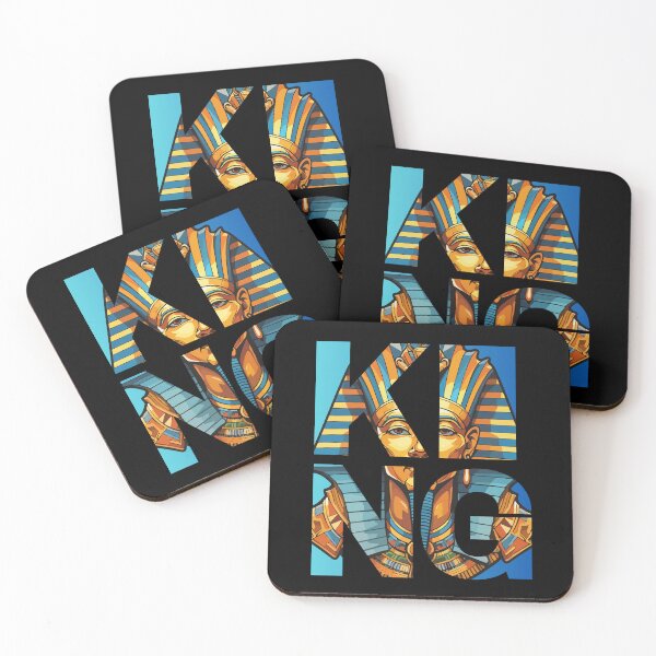 Item preview, KING Pharaoh Typography – Ancient Egypt Art with Royal Power designed and sold by Karim-Karem.