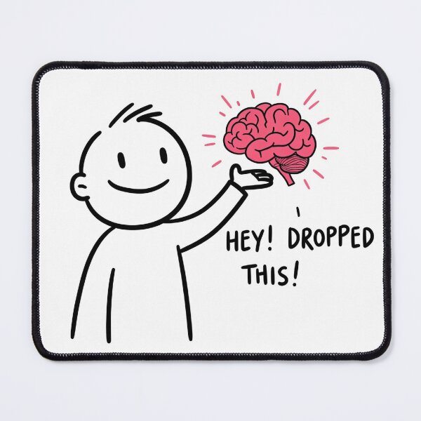Item preview, Cartoon Brain Drop Kindness Reminder designed and sold by AgingeR.
