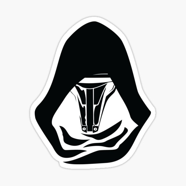 Item preview, Minimalist Darth Revan Mask in Black – Star Wars KOTOR Inspired Design designed and sold by HelveticaHero Designs.