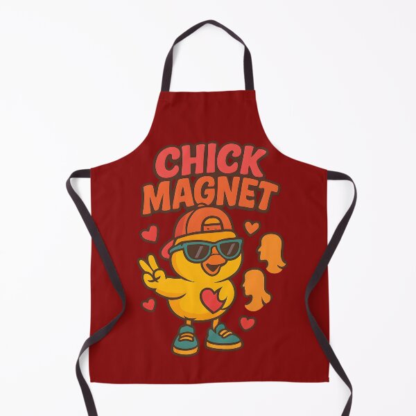 Item preview, Chick Magnet – Funny Cool Chick Wearing Shades Cartoon Design designed and sold by Maximilianos.