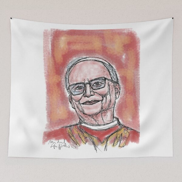 Item preview, Portrait of Pope Leo XIV: An American Leader from Chicago designed and sold by VintageManiac.