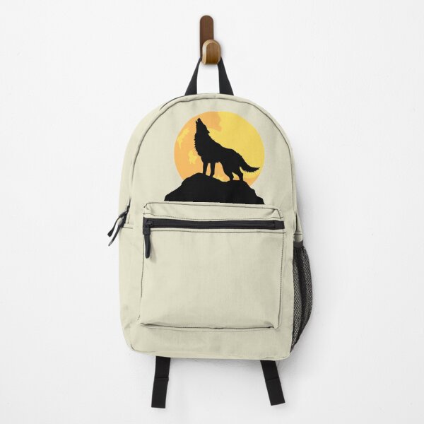 Item preview, Lone Wolf Howling – Sunset Silhouette Design designed and sold by CreationbyNiki.