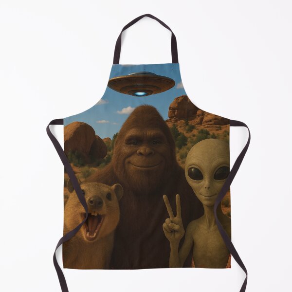 Item preview, Funny Rock Hyrax Awawa Bigfoot Alien Selfie UFO Roswell designed and sold by d247.