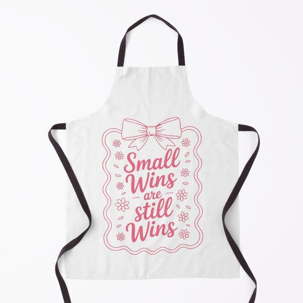 Item preview, Small Wins Are Still Wins – Coquette Bow Quote designed and sold by GosiaArtGarden.