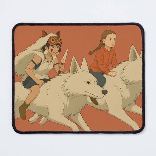 Item preview, Eco-Warriors | What if Princess Mononoke & Greta Thunberg Teamed Up? designed and sold by Chaotic Good Mood Designs.