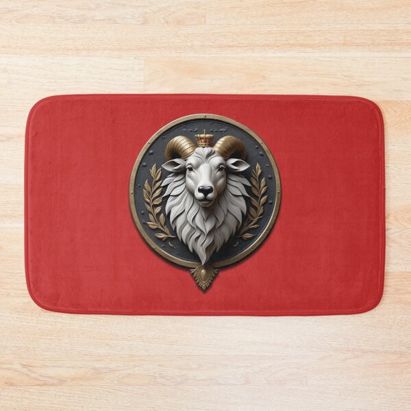 Item preview, SHIELD OF THE RAM KING (#C42A2A) designed and sold by Marlon Oseguera.