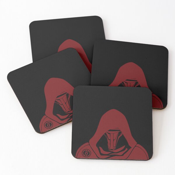 Item preview, Peekaboo Minimalist Darth Revan Mask in Red – KOTOR Star Wars Design designed and sold by HelveticaHero Designs.