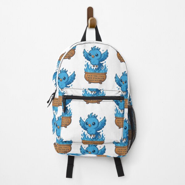 Item preview, Blue Phoenix Rising – Chibi Style Empowerment Art designed and sold by AWB-Apo11o.