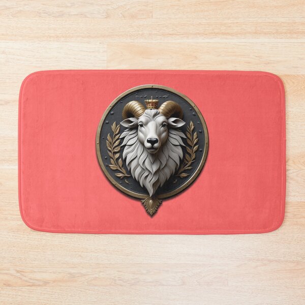 Item preview, SHIELD OF THE RAM KING (#FF6666) designed and sold by Marlon Oseguera.