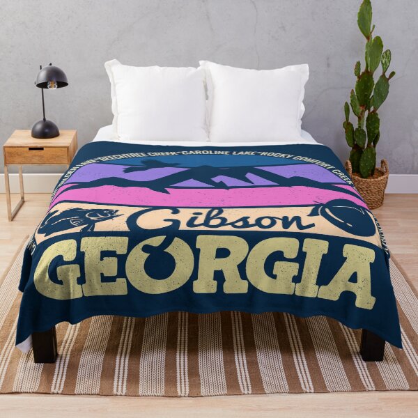 Item preview, Gibson Georgia Sunset Retro Vintage Local Pride Logo designed and sold by CRHPOD20.