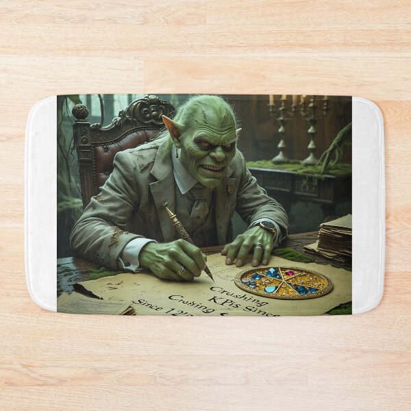 Item preview, Goblin CEO in a Trenchcoat designed and sold by Zazeyy.
