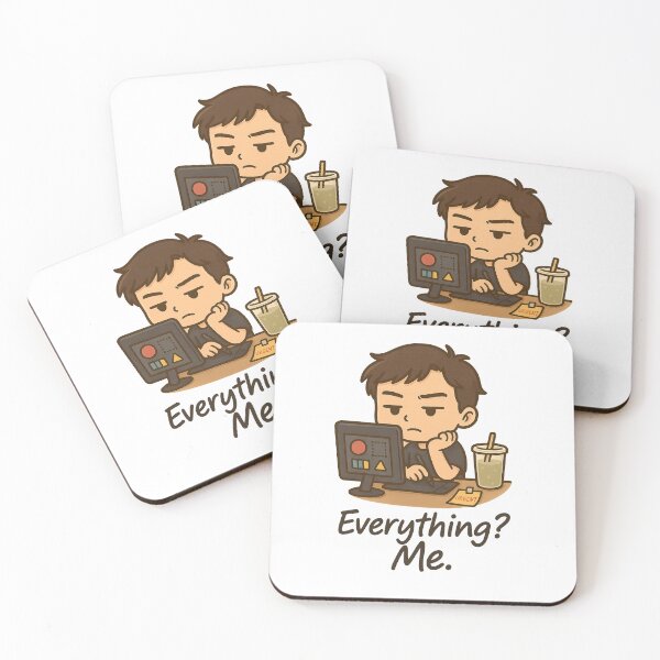 Item preview, Everything? Me. – Chibi Graphic Designer Life designed and sold by AWB-Apo11o.