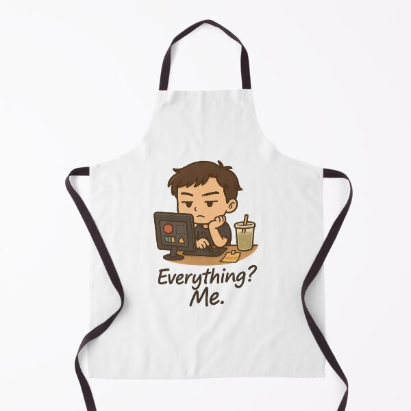 Item preview, Everything? Me. – Chibi Graphic Designer Life designed and sold by AWB-Apo11o.