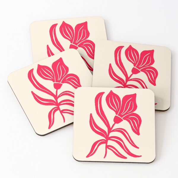 Item preview, Red Stylized Tulip designed and sold by wackapacka.