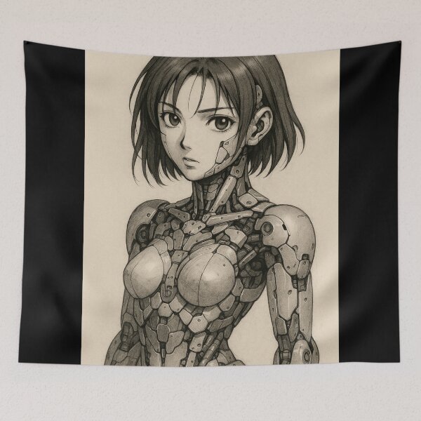 Aperçu de l'œuvre Cyber Girl #4 créée et vendue par Fuzzy-Polaroid.