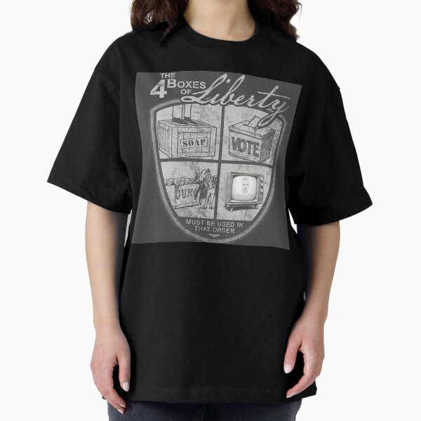 SimonTV - Boxes of Liberty Oversized T-Shirt
