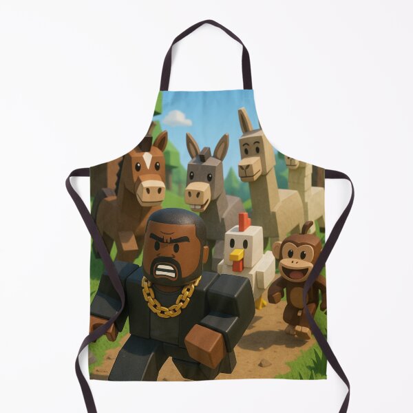 Artikelvorschau, Roblox Yeezus rennt vor Tieren davon entworfen und verkauft von ac3iongDcreator.