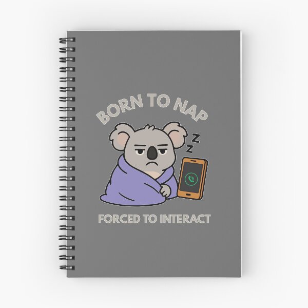 Item preview, Sleepy introvert koala bear wrapped in a blanket. designed and sold by Underwoood.