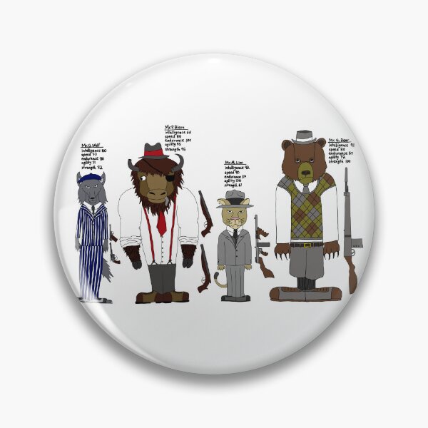 Item preview, North American Gangster Mammals designed and sold by McMiel.