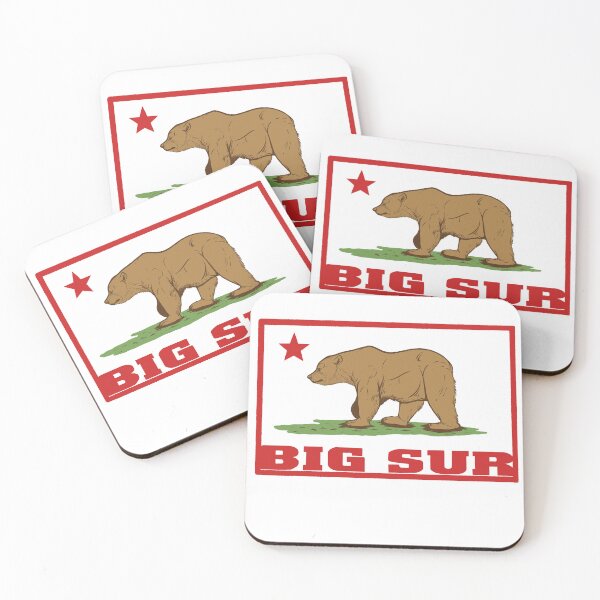 Item preview, Big Sur Bear Flag designed and sold by bigsurcali.