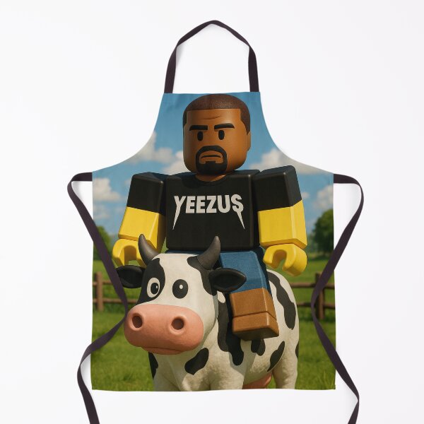 Artikelvorschau, Roblox Yeezus reitet eine Kuh entworfen und verkauft von ac3iongDcreator.