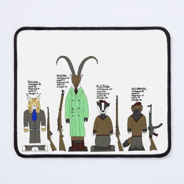 Item preview, European Gangster Mammals designed and sold by McMiel.
