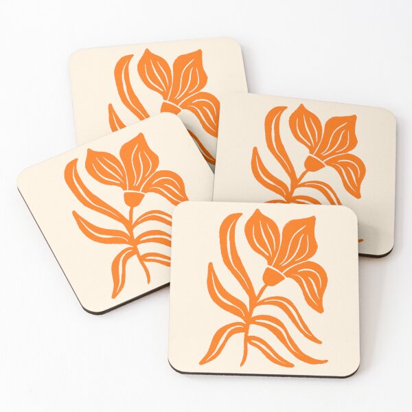 Item preview, Orange Stylized Tulip designed and sold by wackapacka.
