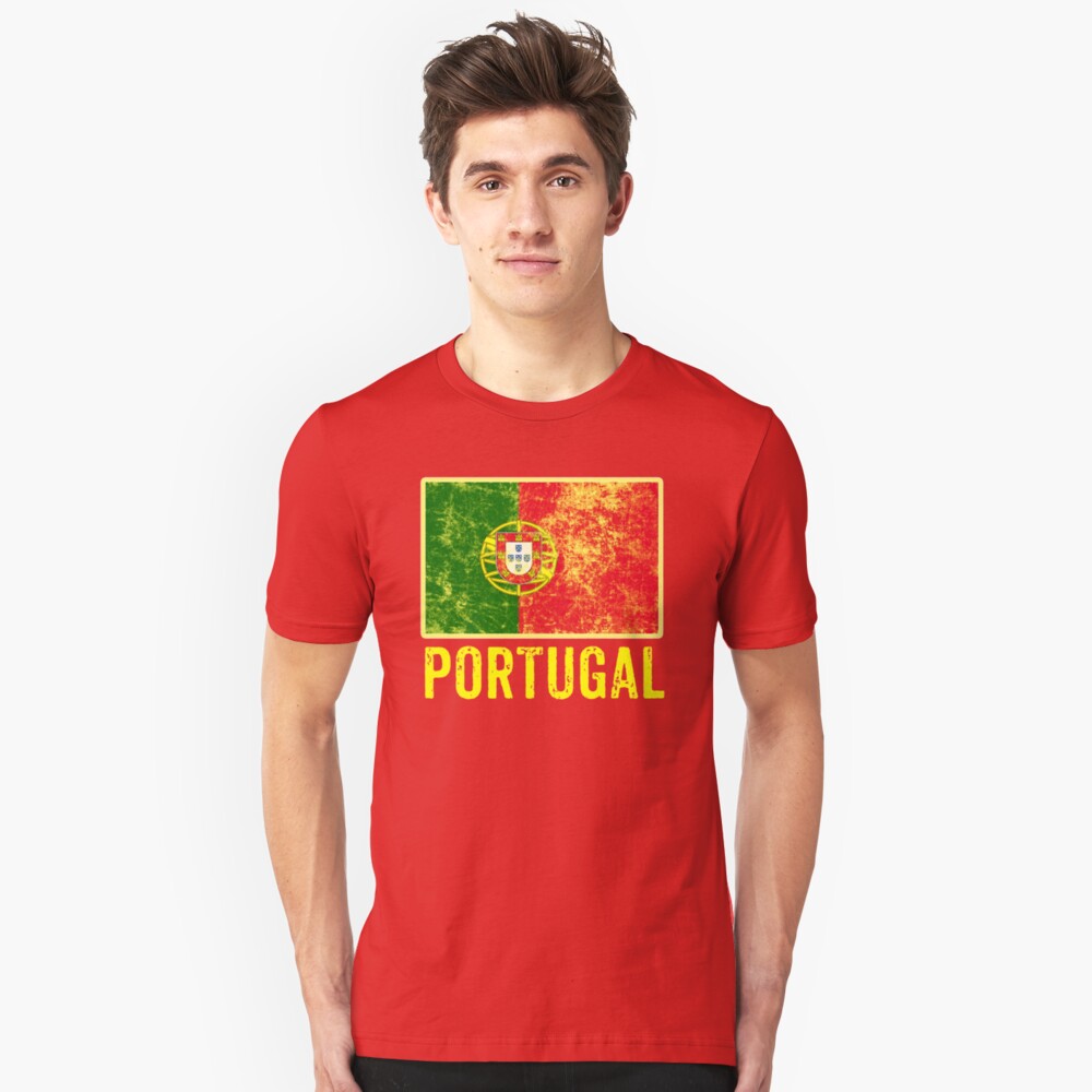 Portugal Flag Love Portuguese Pride Patriot Slim Fit T-Shirt
