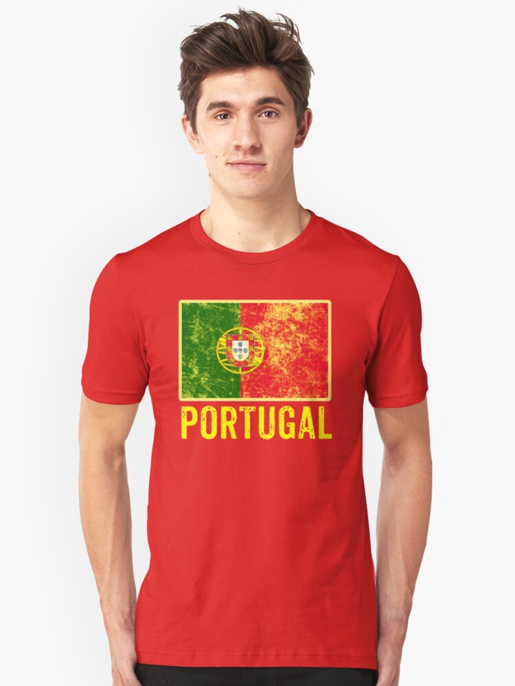 Alternate view of Portugal Flag Love Portuguese Pride Patriot Slim Fit T-Shirt