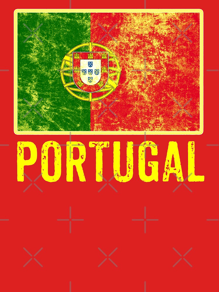Portugal Flag Love Portuguese Pride Patriot Vintage Distressed Flag Design by thespottydogg