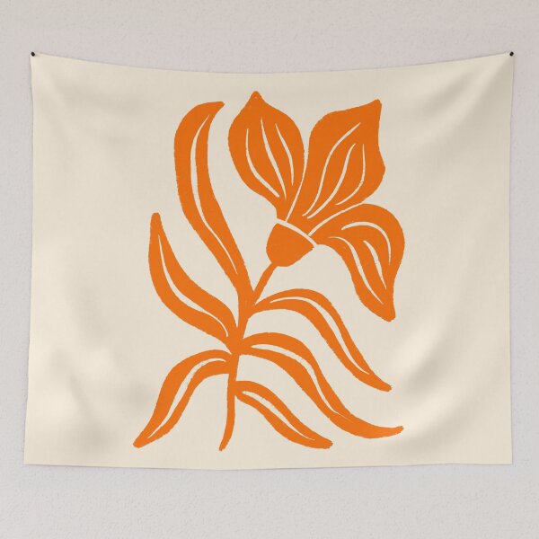 Item preview, Orange Stylized Tulip designed and sold by wackapacka.