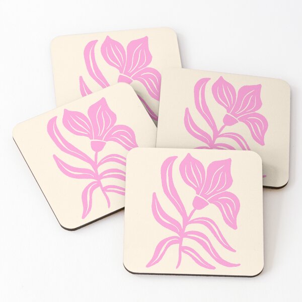 Item preview, Pink Stylized Tulip designed and sold by wackapacka.