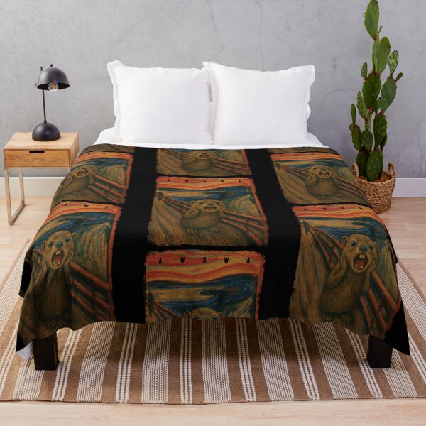 Item preview, Funny Rock Hyrax Awawa The Scream Edvard Munch Artist designed and sold by d247.