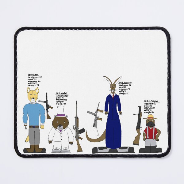 Item preview, Australian Gangster Mammals designed and sold by McMiel.
