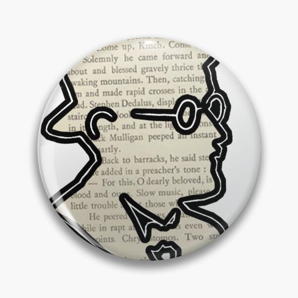 Item preview, Silhouette of James Joyce designed and sold by Oqueartecura.