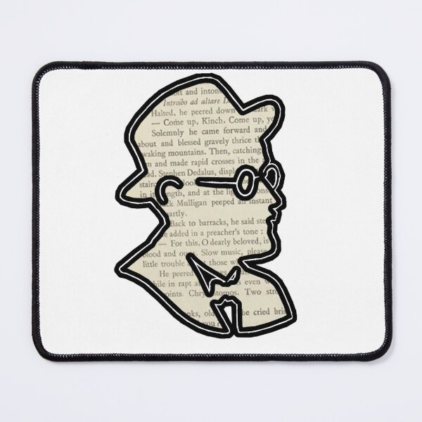 Item preview, Silhouette of James Joyce designed and sold by Oqueartecura.