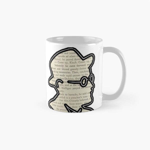 Item preview, Silhouette of James Joyce designed and sold by Oqueartecura.