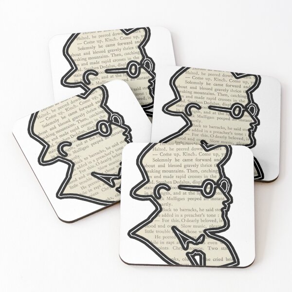 Item preview, Silhouette of James Joyce designed and sold by Oqueartecura.