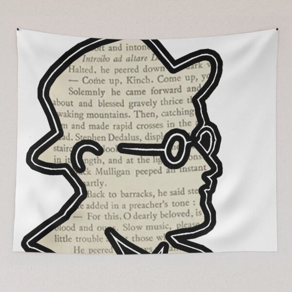 Item preview, Silhouette of James Joyce designed and sold by Oqueartecura.