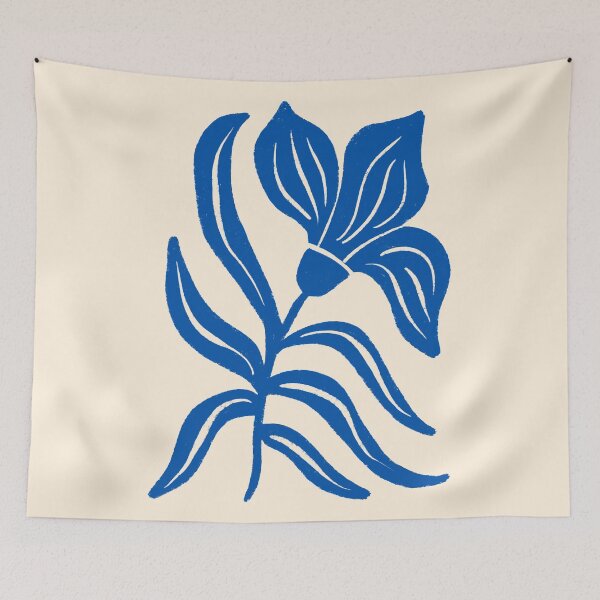 Item preview, Blue Stylized Tulip designed and sold by wackapacka.