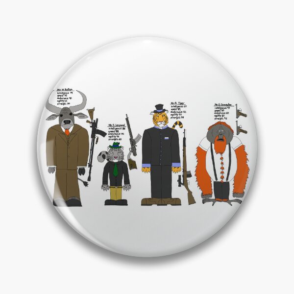 Item preview, Asian Gangster Mammals designed and sold by McMiel.