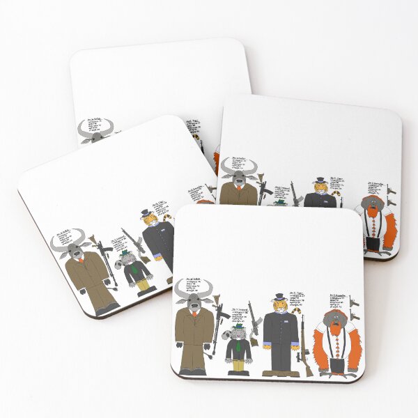 Item preview, Asian Gangster Mammals designed and sold by McMiel.