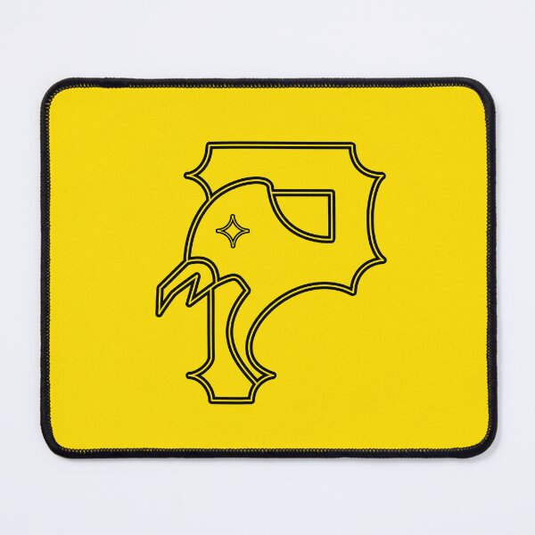 Item preview, STEEL CITY SYMBOL - black 'n gold lined designed and sold by Yinzer Things.