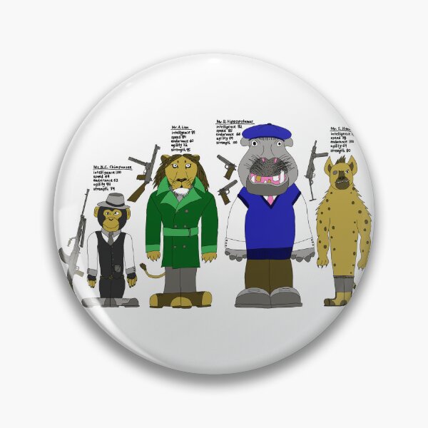 Item preview, African Gangster Mammals designed and sold by McMiel.